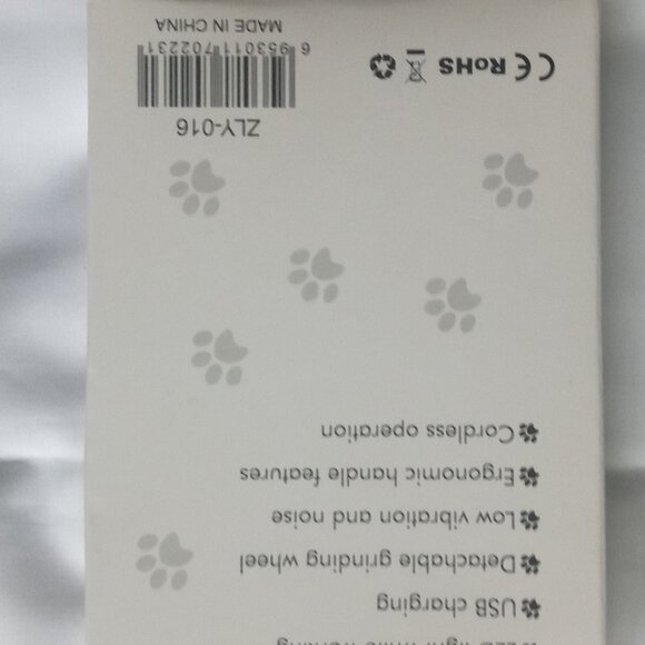 Professional 2- Speed Pet Nail Grinder Dogs, Cats LED Light USB Charger Cordless - Picture 4 of 4